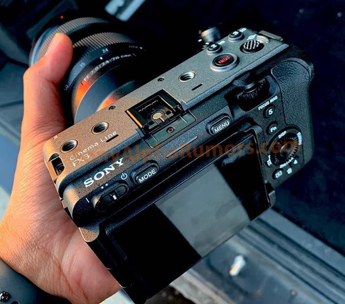  Sony Alpha FX3 ILME-FX3  Full-frame Cinema Line Camera :  Electronics